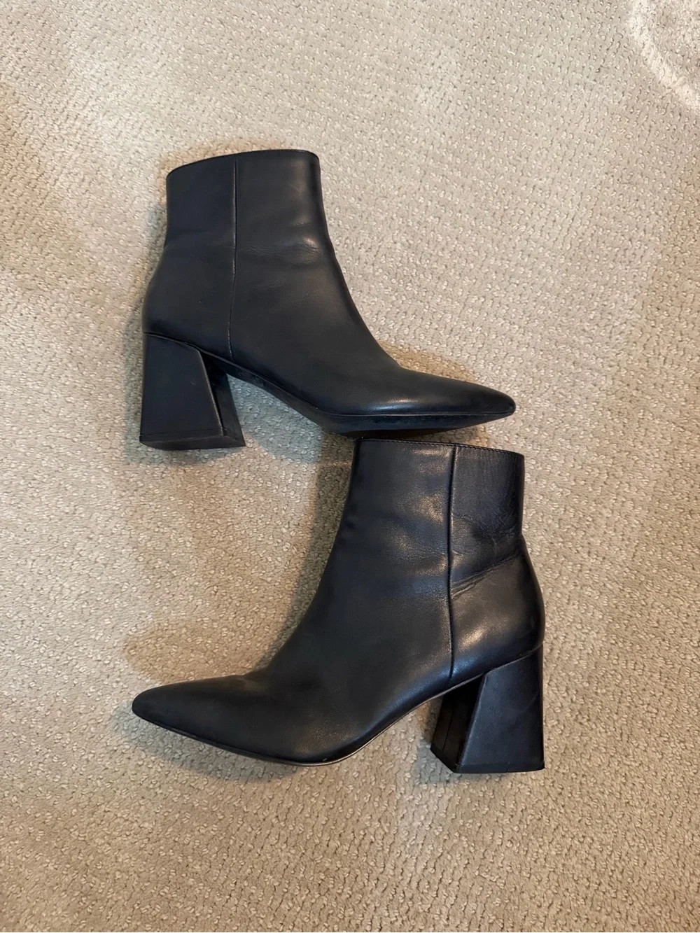 Steve Madden Black Pointed Toe Women's Ankle Boots